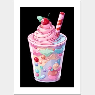 Unicorn Ice Cream Posters and Art